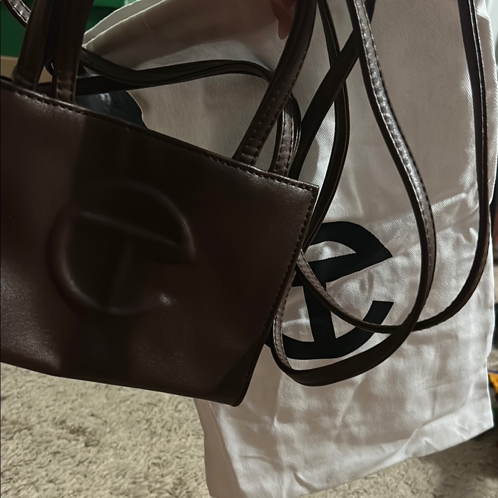 Telfar Dark Brown Mini Bag